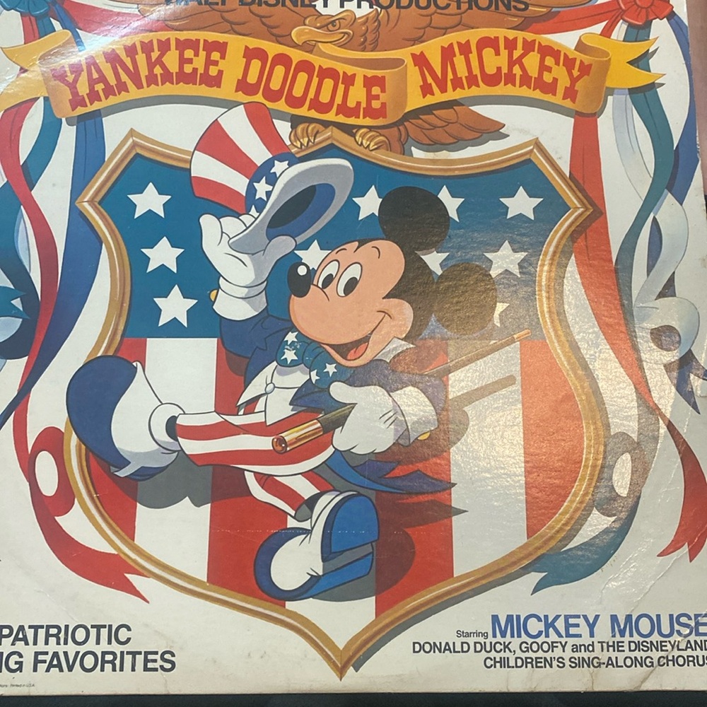 An original 1980 Yankee Doodle Mickey vinyl. Works amazing.